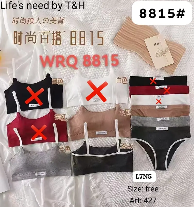 Sports Bra Panty Set