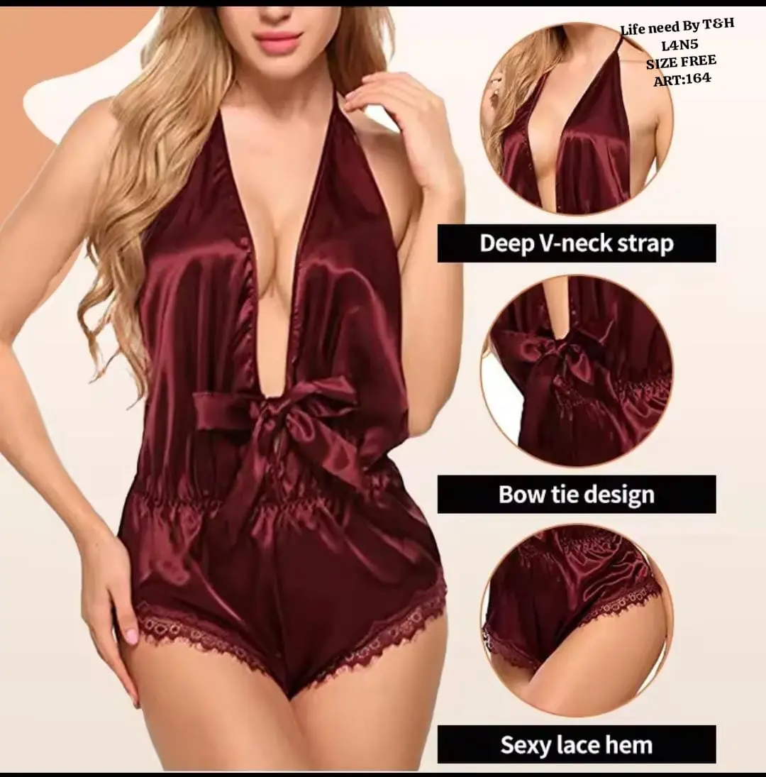 Bikini Night Suit – Stylish 2 Piece Lingerie Set - Image 3