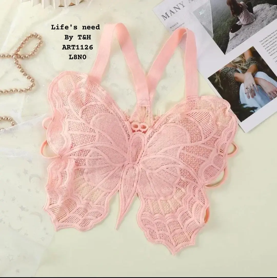 Fancy Butterfly Padded Bra - Image 7