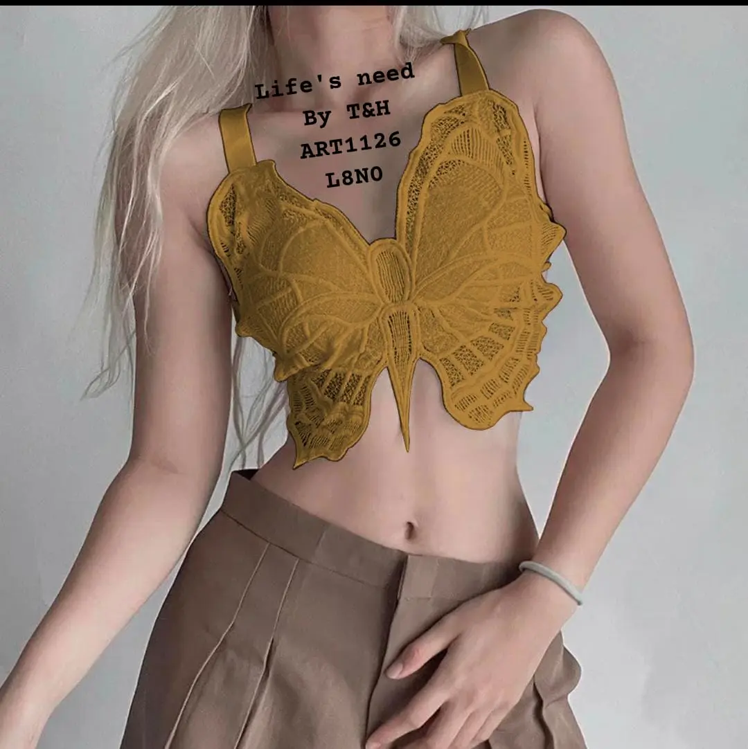 Fancy Butterfly Padded Bra - Image 8