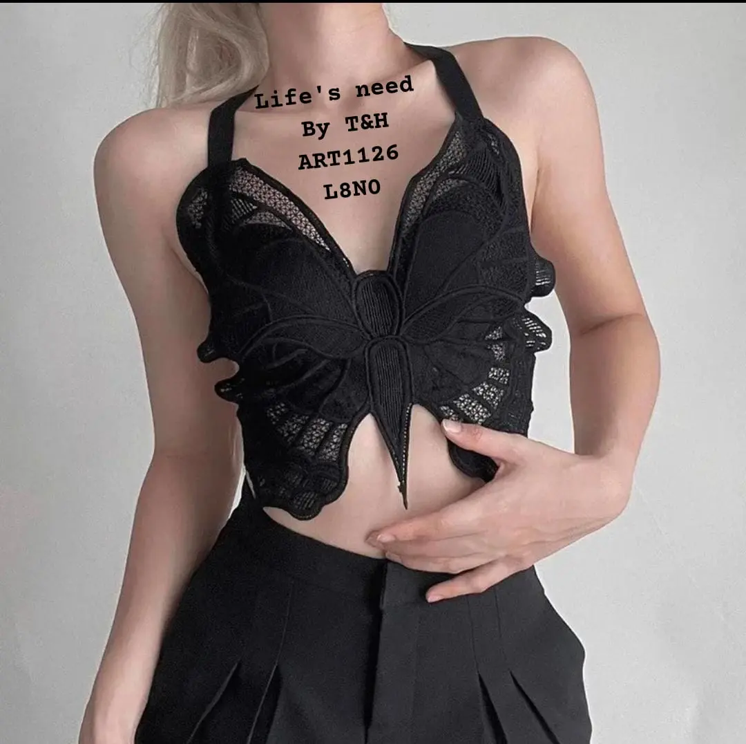 Fancy Butterfly Padded Bra - Image 9