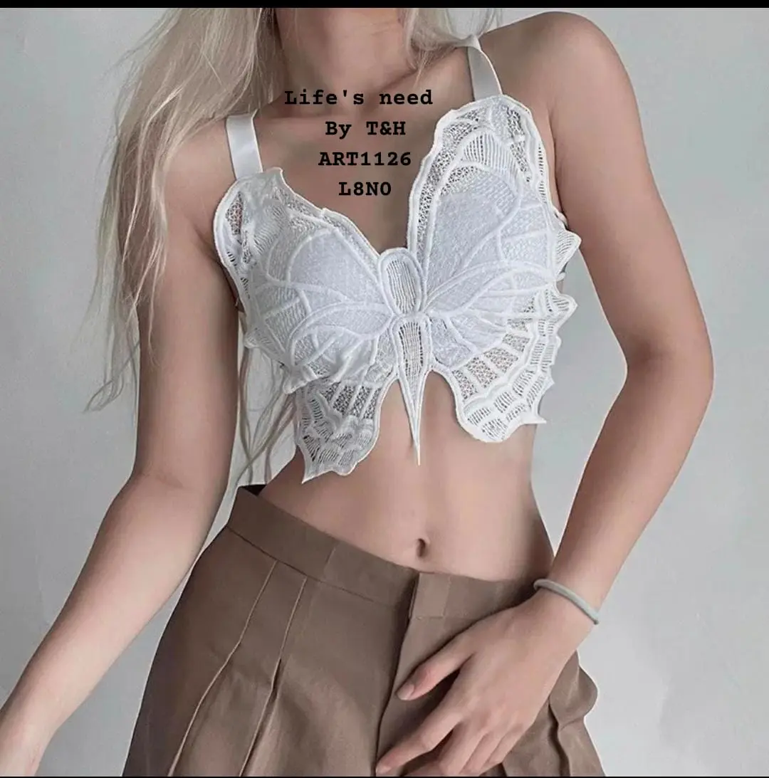 Fancy Butterfly Padded Bra - Image 6