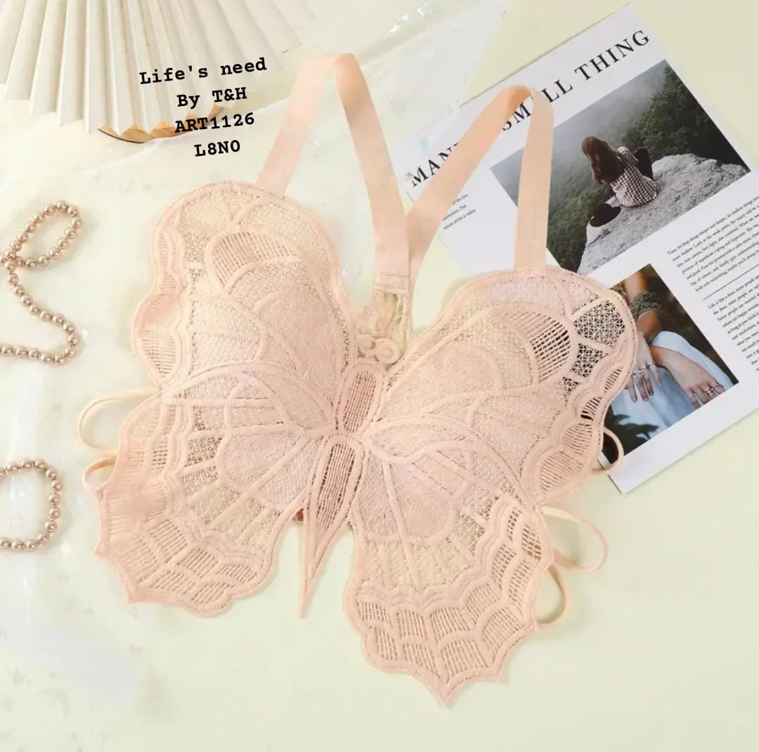 Fancy Butterfly Padded Bra - Image 4