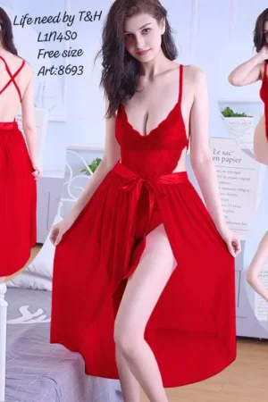 Bridal Short Net Nightwear 2Pc