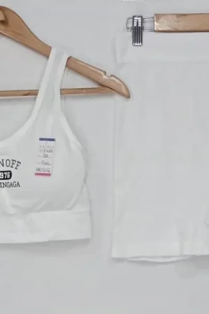 Sports Bra With Boxer Underwear Set