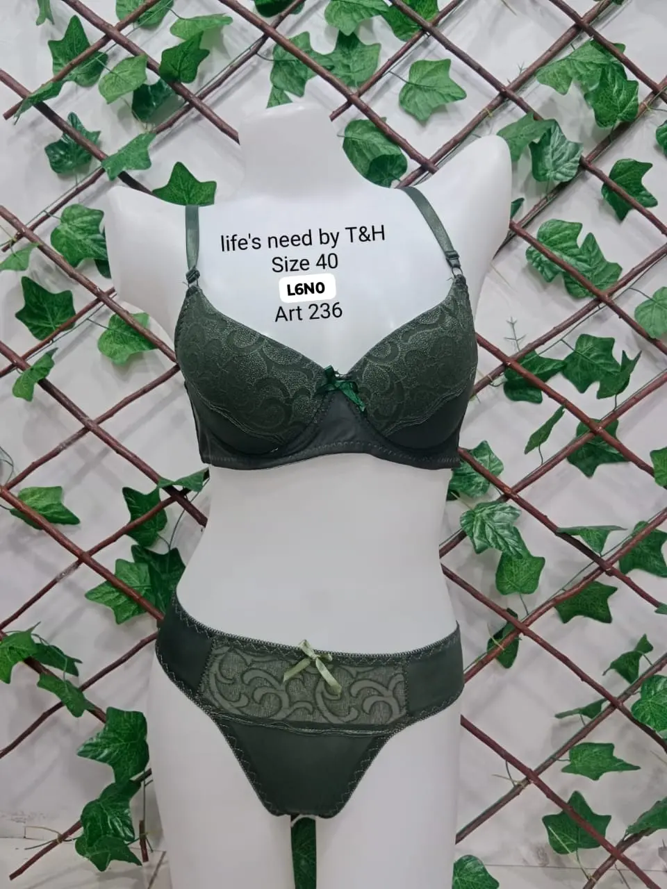 Bridal Bra Panty Set – Padded Bra Lingerie - Image 3