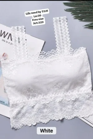 Imported Short Padded Biddies Bra Free Size Stretchable