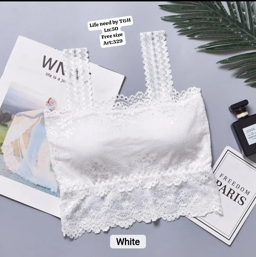 Imported Short Padded Biddies Bra Free Size Stretchable