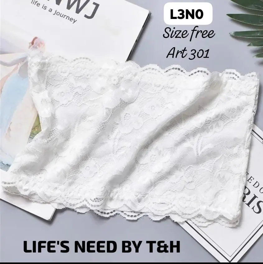 Lacy Tube Bra Stretchable Free Size - Image 4