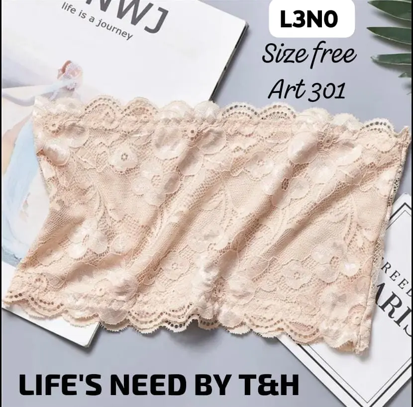 Lacy Tube Bra Stretchable Free Size - Image 3