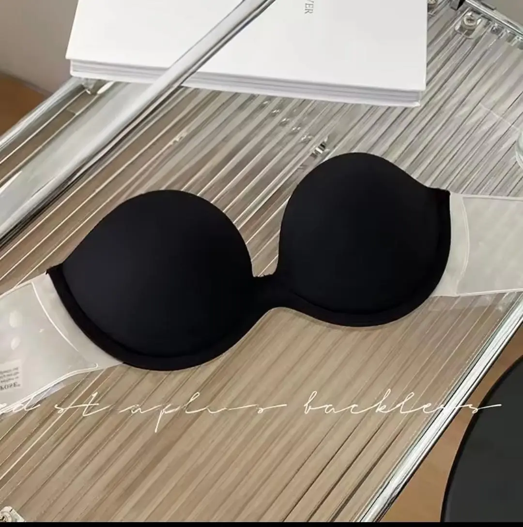 Push Up Sticky Backless Bra | Invisible Strapless Adhesive Bra - Image 5