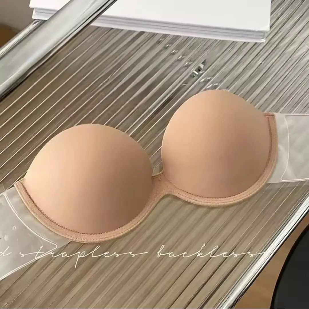 Push Up Sticky Backless Bra | Invisible Strapless Adhesive Bra - Image 4