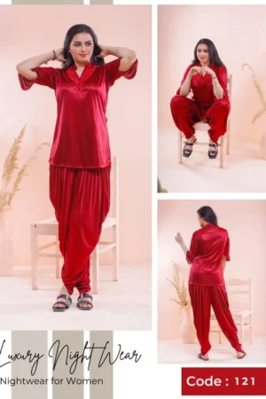Women’s Patiala Style 2-Piece Nightwear