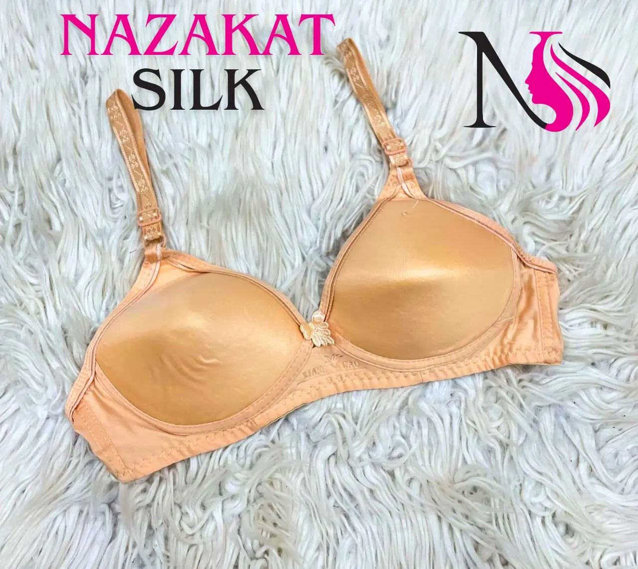 Nazakat Silk Soft China Jersey Padded Bra (Pack Of - 4) - Image 6