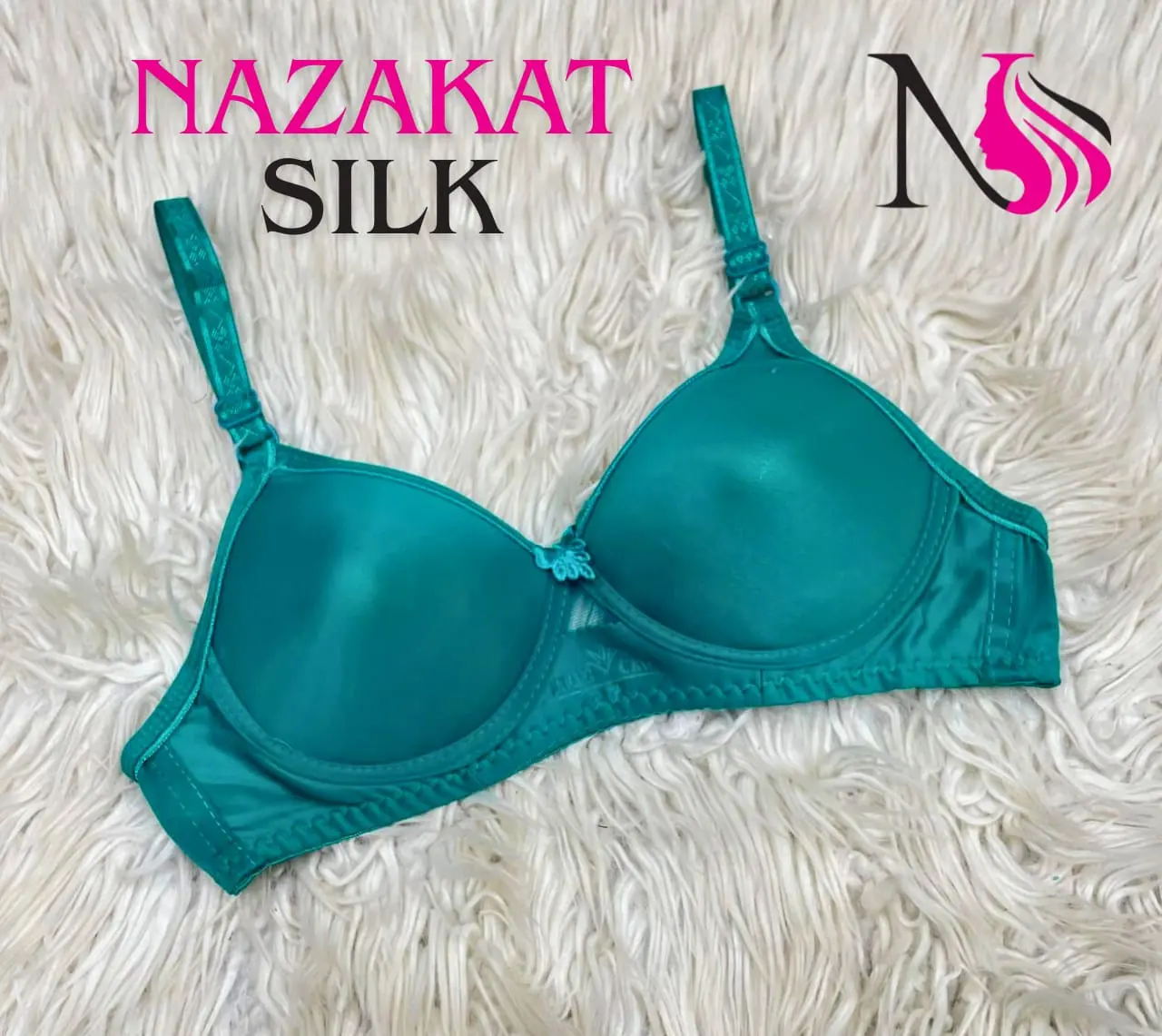 Nazakat Silk Soft China Jersey Padded Bra (Pack Of - 4)